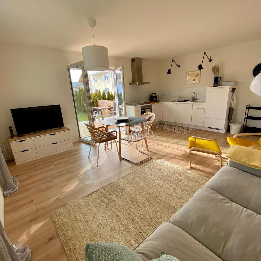 Ferienwohnung Am Bayrischen Meer Юберзе Екстер'єр фото